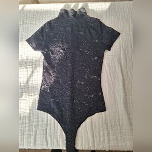 Fashion Nova Midnight Lace Bodysuit